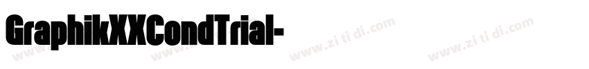 GraphikXXCondTrial字体转换