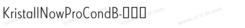 KristallNowProCondB字体转换