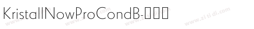 KristallNowProCondB字体转换