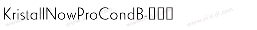 KristallNowProCondB字体转换