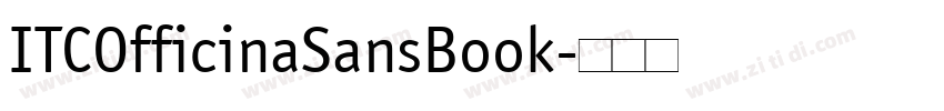 ITCOfficinaSansBook字体转换