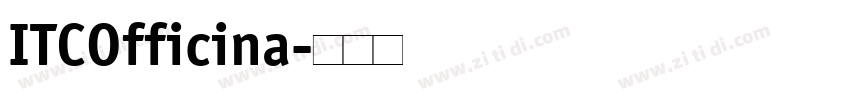 ITCOfficina字体转换 ITCOfficina字体转换
