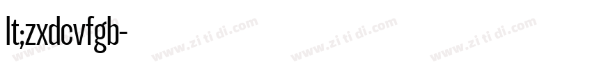 lt;zxdcvfgb字体转换