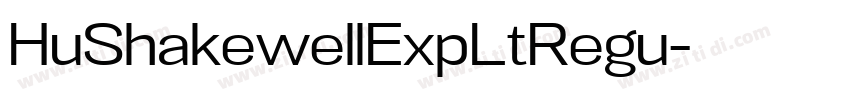HuShakewellExpLtRegu字体转换