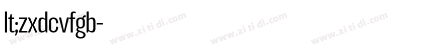 lt;zxdcvfgb字体转换