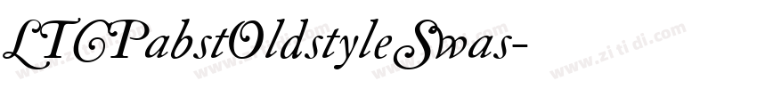 LTCPabstOldstyleSwas字体转换