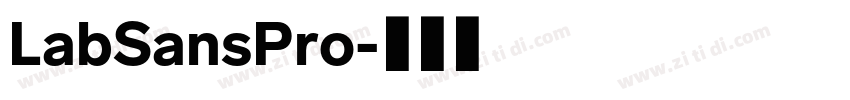 LabSansPro字体转换