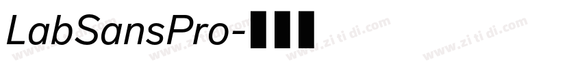 LabSansPro字体转换