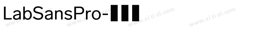 LabSansPro字体转换