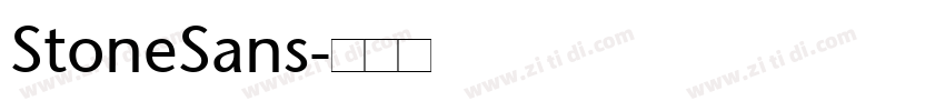 StoneSans字体转换