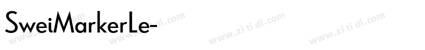 SweiMarkerLe字体转换