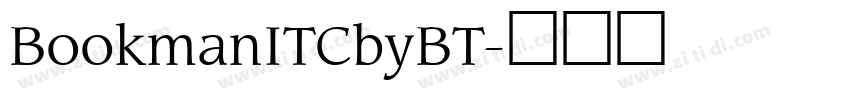 BookmanITCbyBT字体转换