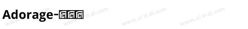 Adorage字体转换