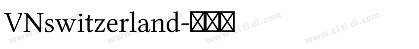 VNswitzerland字体转换