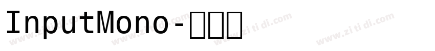InputMono字体转换