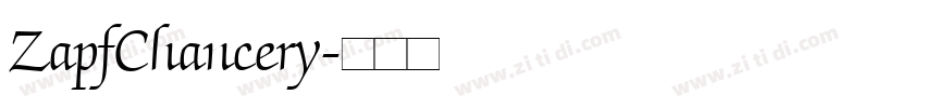 ZapfChancery字体转换