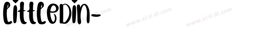 littleDin字体转换