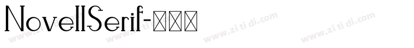 NovellSerif字体转换