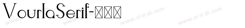 VourlaSerif字体转换
