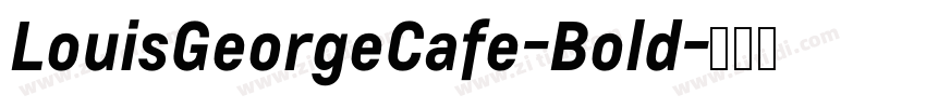 LouisGeorgeCafe-Bold字体转换