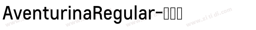 AventurinaRegular字体转换