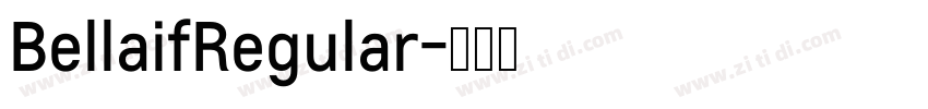 BellaifRegular字体转换