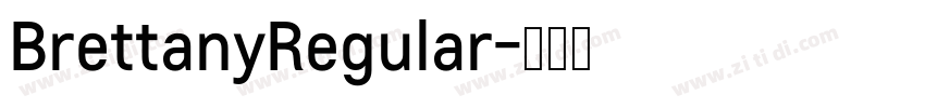 BrettanyRegular字体转换
