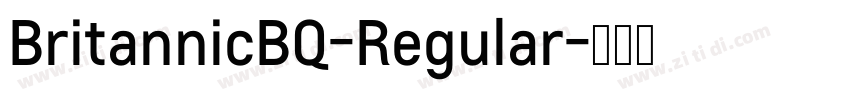 BritannicBQ-Regular字体转换