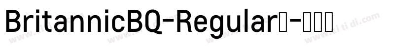 BritannicBQ-Regular免字体转换