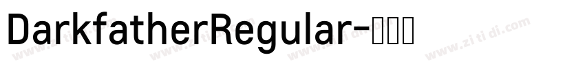 DarkfatherRegular字体转换