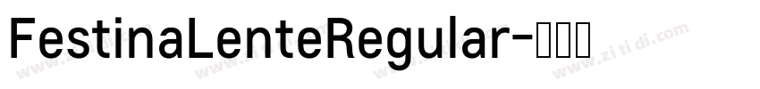 FestinaLenteRegular字体转换