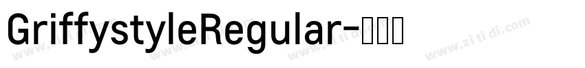 GriffystyleRegular字体转换