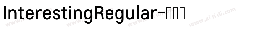 InterestingRegular字体转换