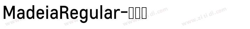 MadeiaRegular字体转换