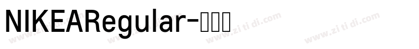 NIKEARegular字体转换