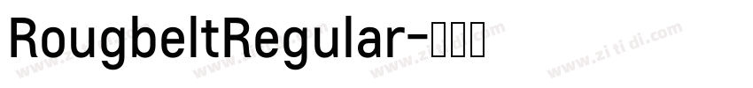 RougbeltRegular字体转换