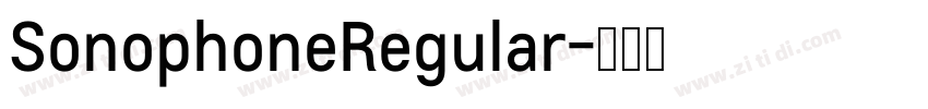 SonophoneRegular字体转换