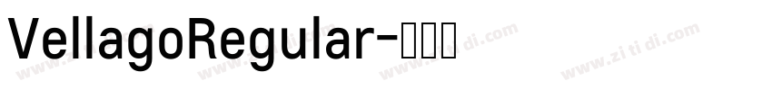 VellagoRegular字体转换