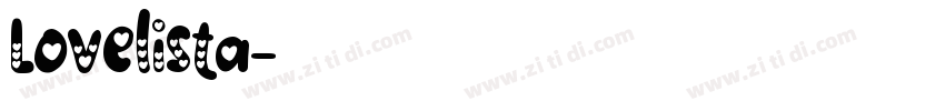 Lovelista字体转换