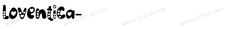 Loventica字体转换