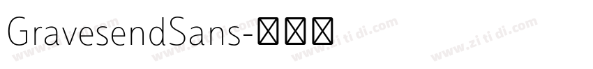GravesendSans字体转换