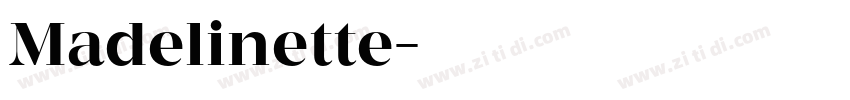 Madelinette字体转换