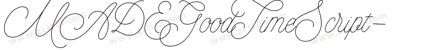 MADEGoodTimeScript字体转换
