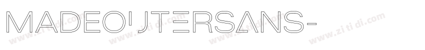 MADEOuterSans字体转换