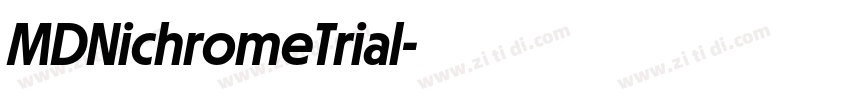 MDNichromeTrial字体转换