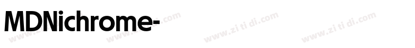 MDNichrome字体转换