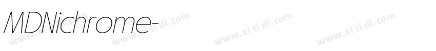MDNichrome字体转换
