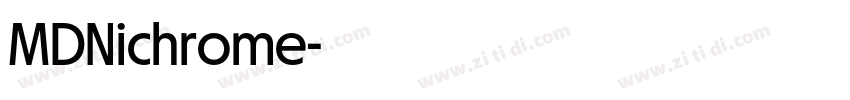 MDNichrome字体转换
