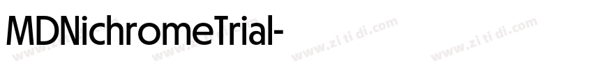 MDNichromeTrial字体转换