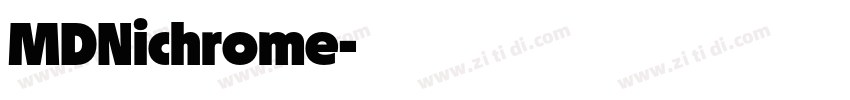 MDNichrome字体转换